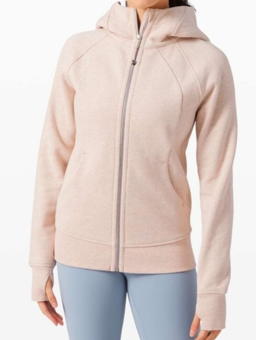 lululemon athletica Pink Full-Zip Scooba Hoodie Jacket
